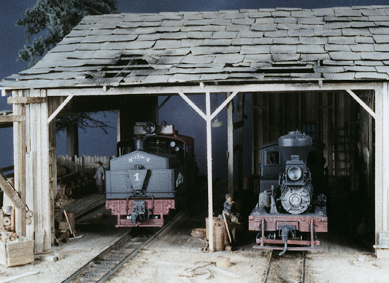 SierraWest Scale Models Eureka Springhs Engine House